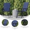 Flash Furniture Paladin Navy Outdoor Folding Patio Sling Chair, 2PK 2-TLH-SC-044-NV-GG - alternate 2
